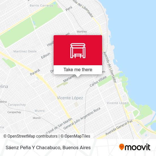 Mapa de Sáenz Peña Y Chacabuco