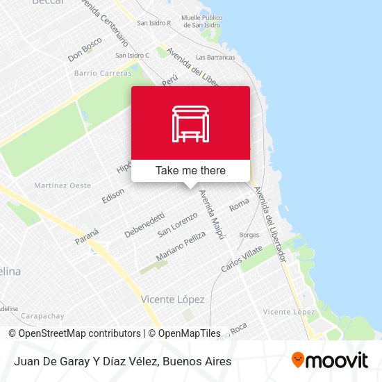 Mapa de Juan De Garay Y Díaz Vélez