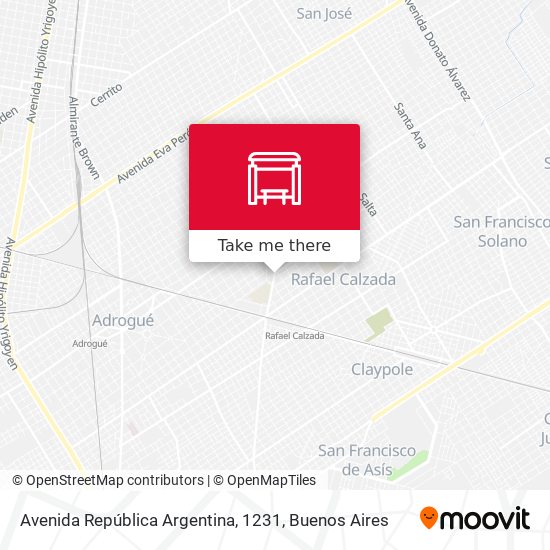 Avenida República Argentina, 1231 map