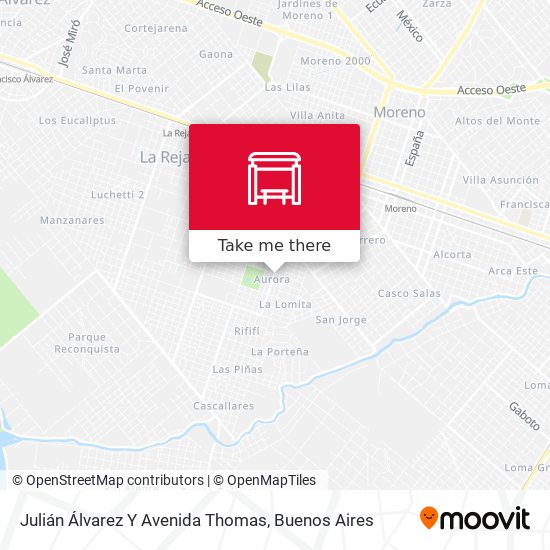 Julián Álvarez Y Avenida Thomas map