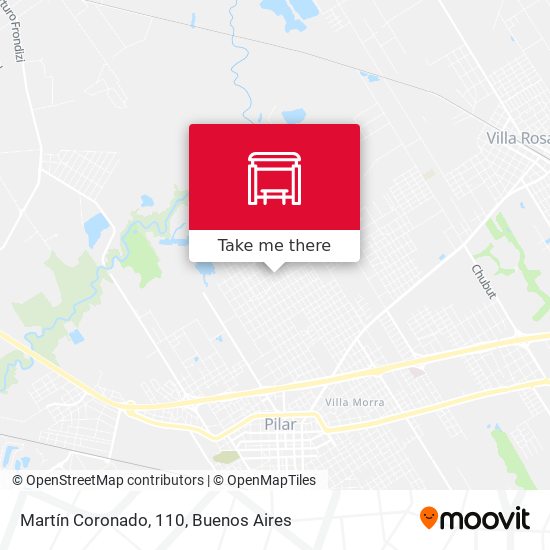 Martín Coronado, 110 map