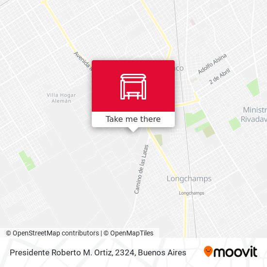 Mapa de Presidente Roberto M. Ortiz, 2324