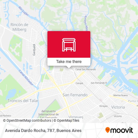 Mapa de Avenida Dardo Rocha, 787