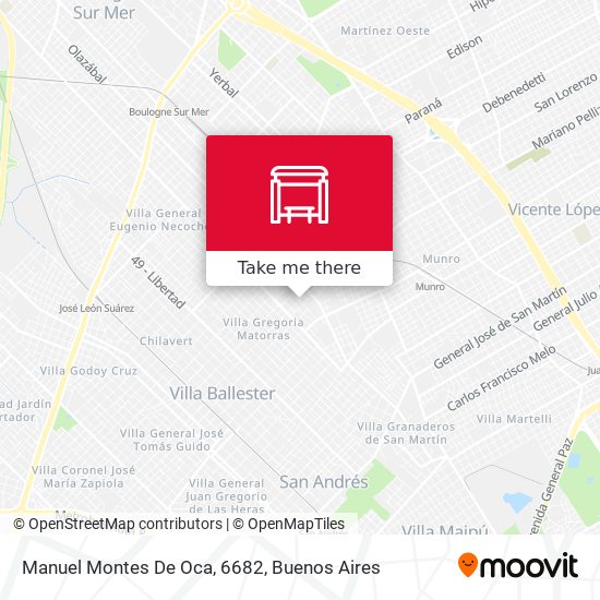 Manuel Montes De Oca, 6682 map
