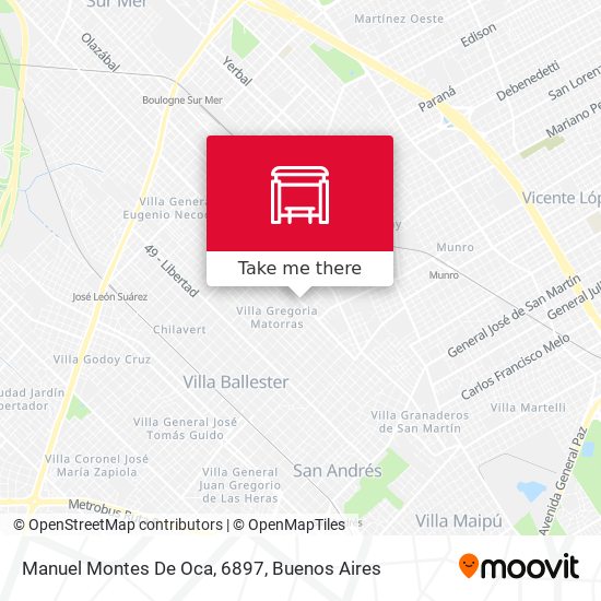 Manuel Montes De Oca, 6897 map