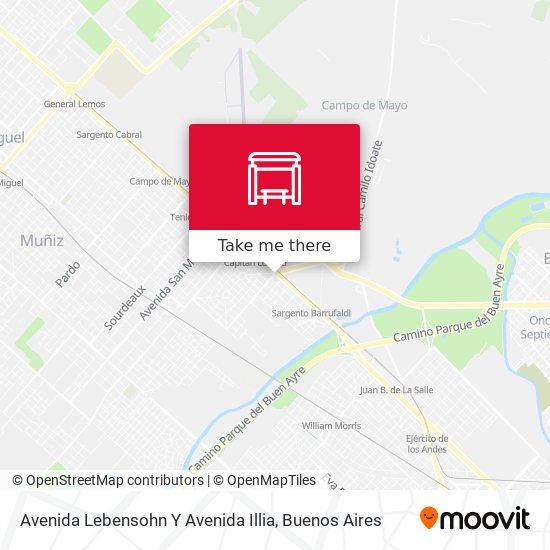 Avenida Lebensohn Y Avenida Illia map