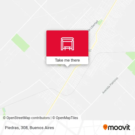Piedras, 308 map