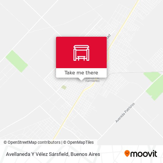 Avellaneda Y Vélez Sársfield map