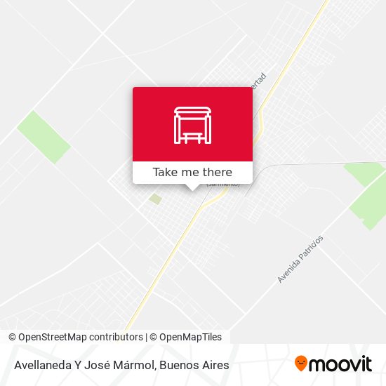 Mapa de Avellaneda Y José Mármol