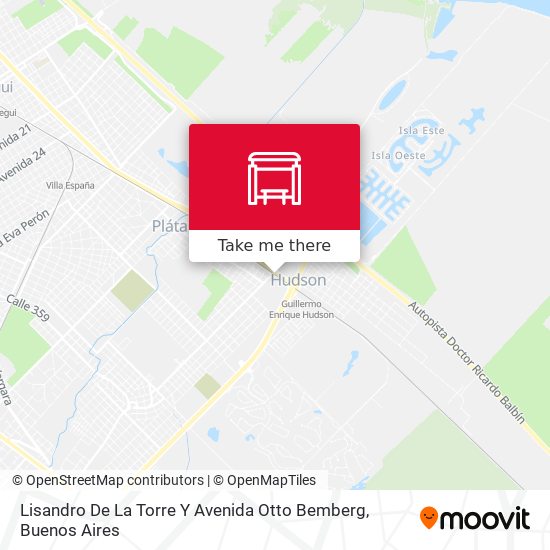 Lisandro De La Torre Y Avenida Otto Bemberg map
