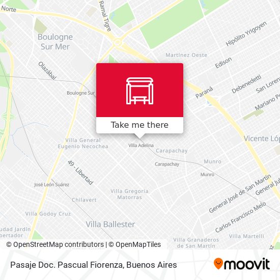 Mapa de Pasaje Doc. Pascual Fiorenza