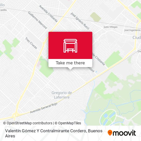 Valentín Gómez Y Contralmirante Cordero map