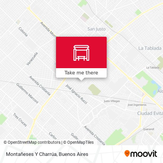 Mapa de Montañeses Y Charrúa