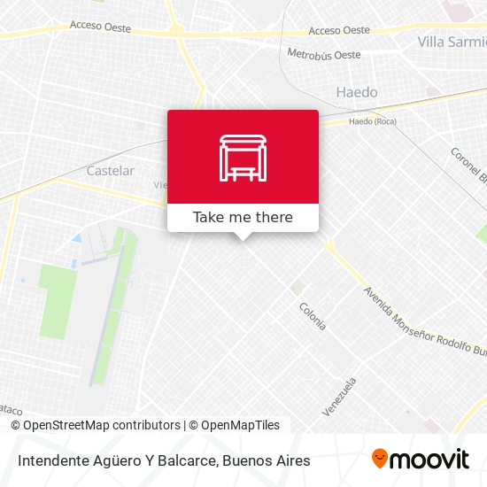 Intendente Agüero Y Balcarce map