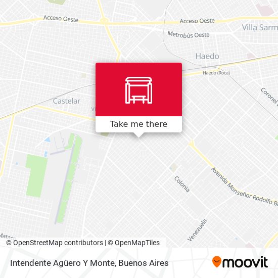 Intendente Agüero Y Monte map