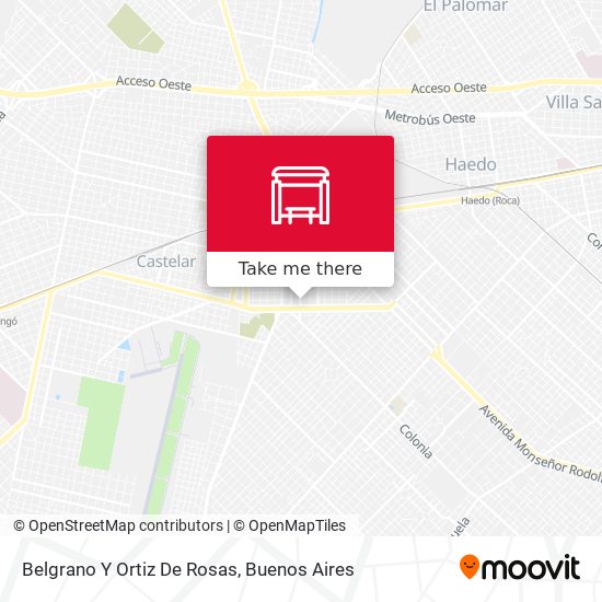 Mapa de Belgrano Y Ortiz De Rosas