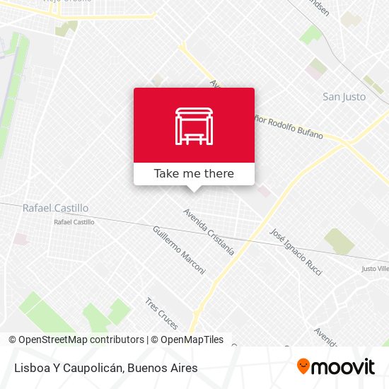 Mapa de Lisboa Y Caupolicán