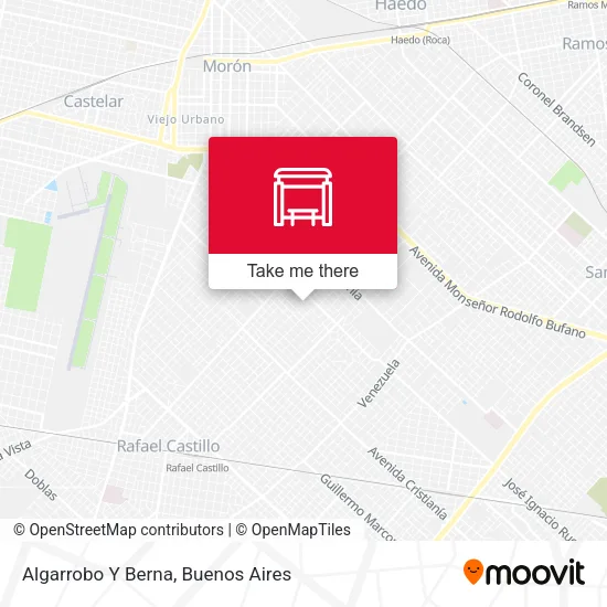 Algarrobo Y Berna map