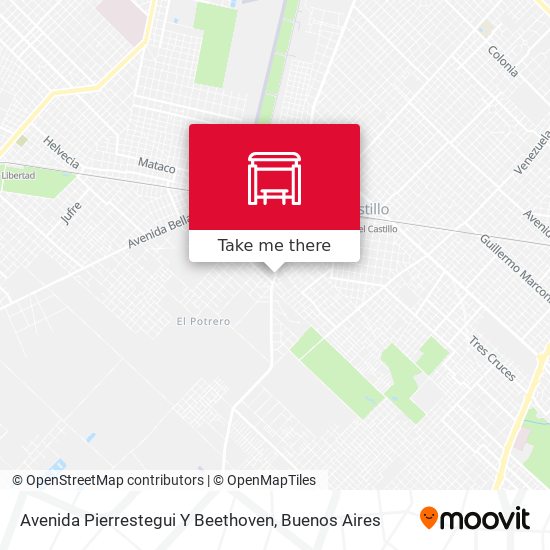 Avenida Pierrestegui Y Beethoven map