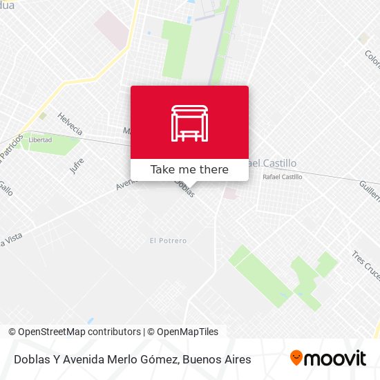 Doblas Y Avenida Merlo Gómez map