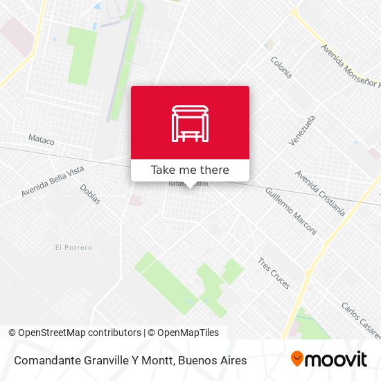 Comandante Granville Y Montt map