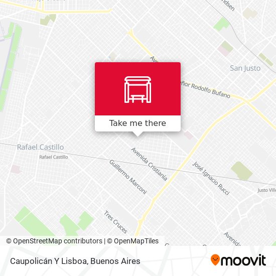 Mapa de Caupolicán Y Lisboa