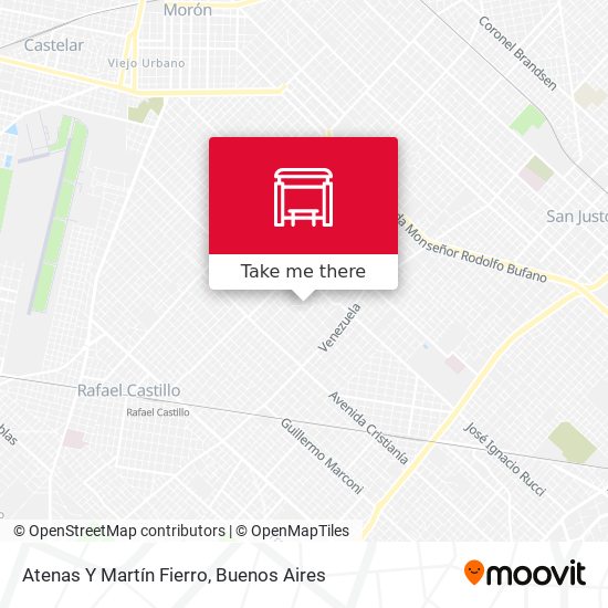 Atenas Y Martín Fierro map