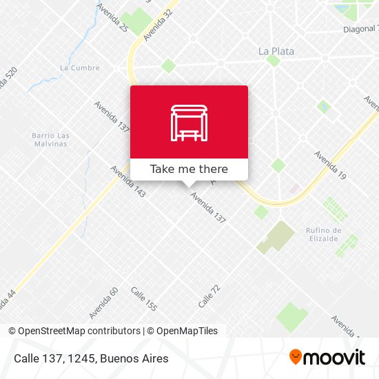 Mapa de Calle 137, 1245