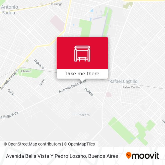 Avenida Bella Vista Y Pedro Lozano map