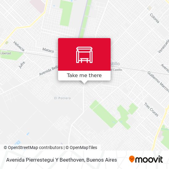 Avenida Pierrestegui Y Beethoven map