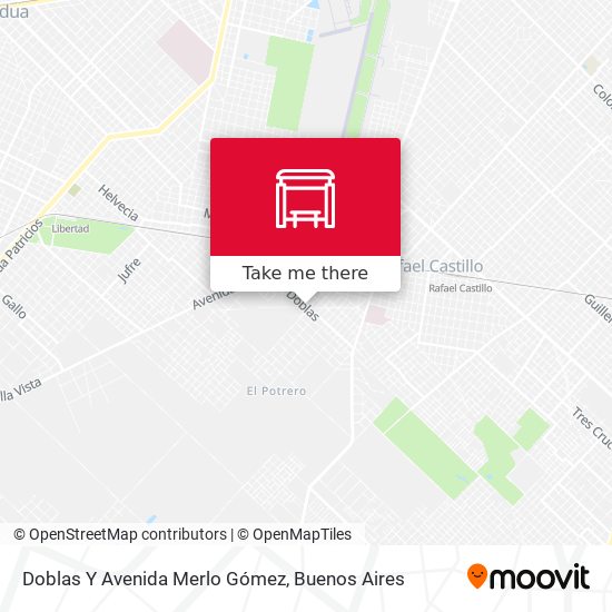 Doblas Y Avenida Merlo Gómez map