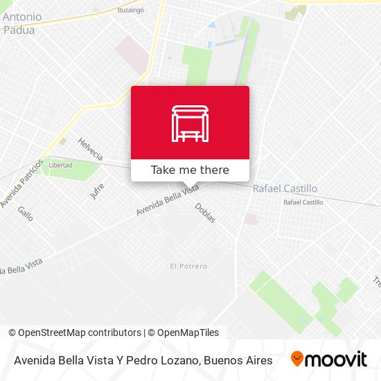 Avenida Bella Vista Y Pedro Lozano map