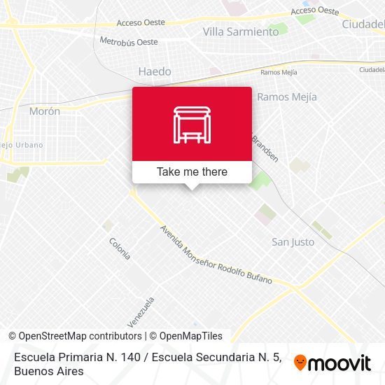 Escuela Primaria N. 140 / Escuela Secundaria N. 5 map