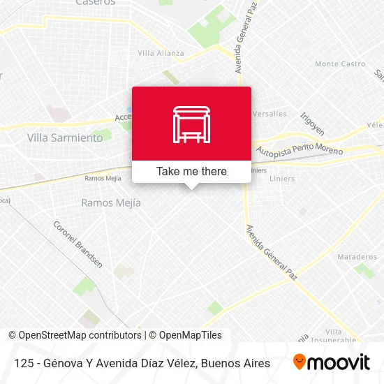 125 - Génova Y Avenida Díaz Vélez map