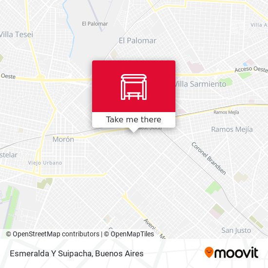 Esmeralda Y Suipacha map