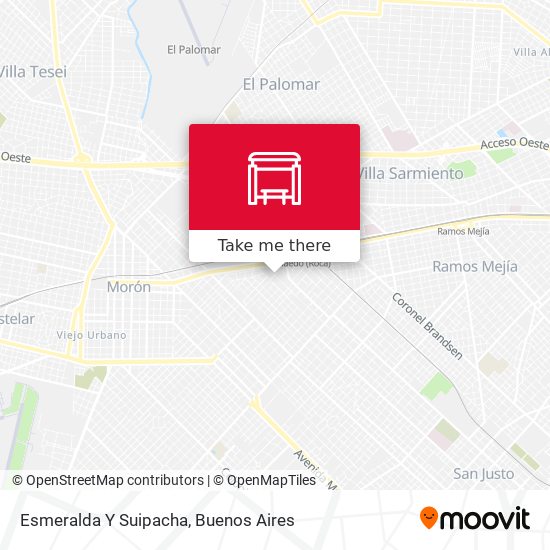 Esmeralda Y Suipacha map
