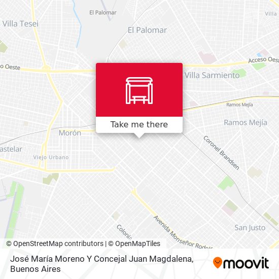 José María Moreno Y Concejal Juan Magdalena map