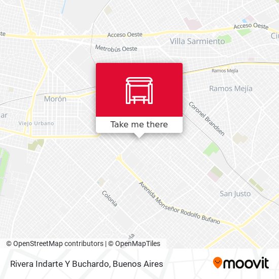 Mapa de Rivera Indarte Y Buchardo