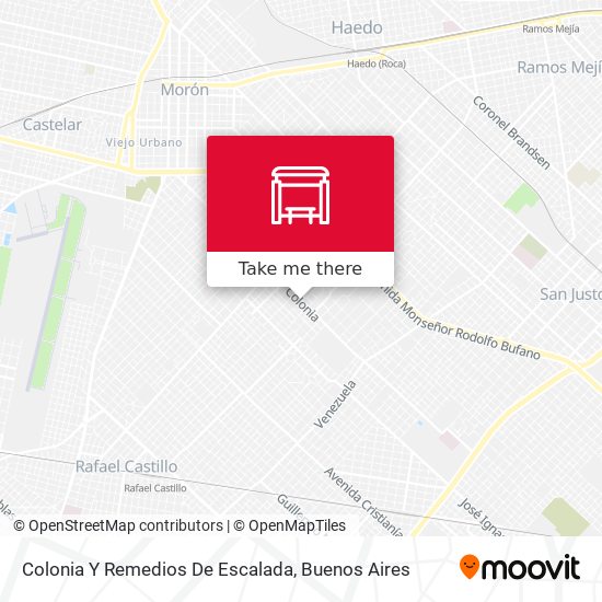 Colonia Y Remedios De Escalada map