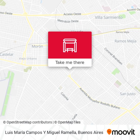 Mapa de Luis María Campos Y Miguel Ramella
