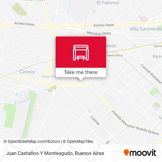 Mapa de Juan Castaños Y Monteagudo