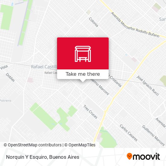 Norquín Y Esquiro map