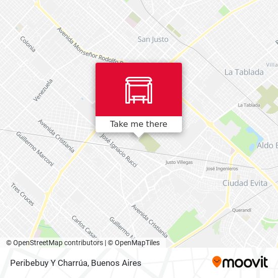 Peribebuy Y Charrúa map