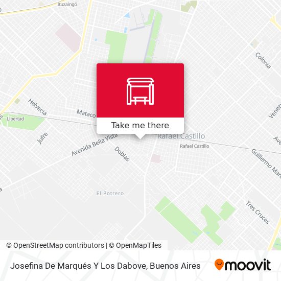 Josefina De Marqués Y Los Dabove map