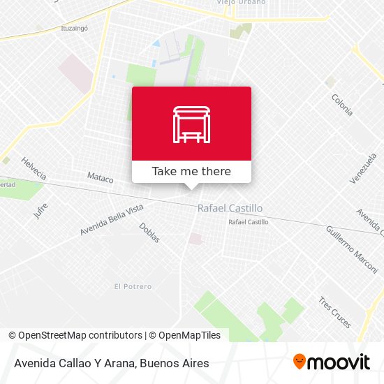 Avenida Callao Y Arana map