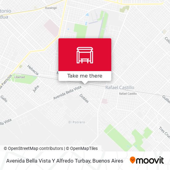 Mapa de Avenida Bella Vista Y Alfredo Turbay