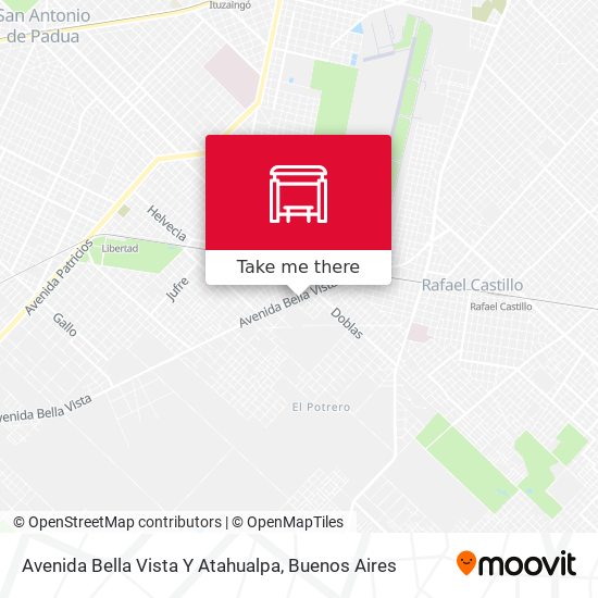 Avenida Bella Vista Y Atahualpa map