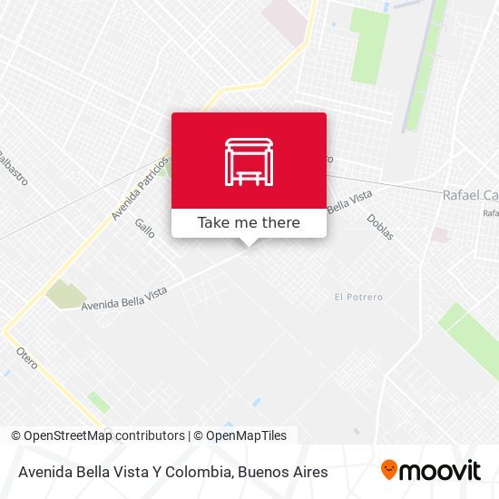 Mapa de Avenida Bella Vista Y Colombia