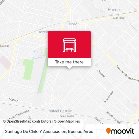 Mapa de Santiago De Chile Y Anunciación