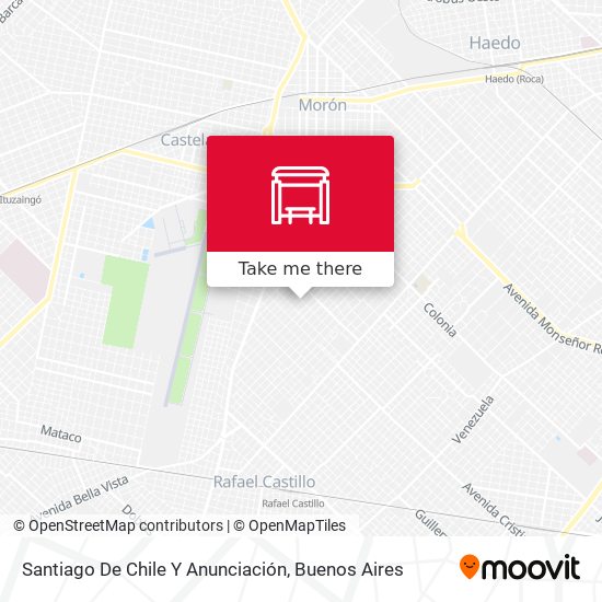 Santiago De Chile Y Anunciación map